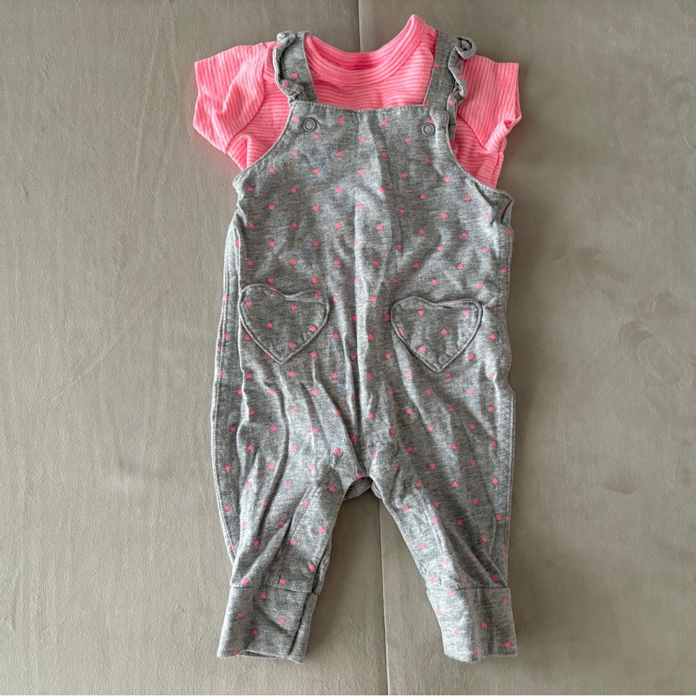 ⭐️2/$20⭐️ Overall & Shirt Set